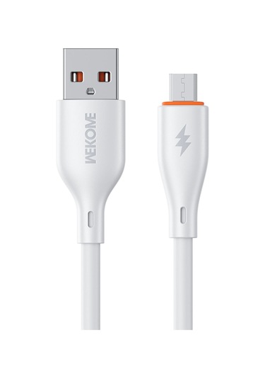 Wk Wdc-67m Kinkong 1m 12w Pvc Veri Kablosu, Arayüz: Usb'den Mikro Beyaz