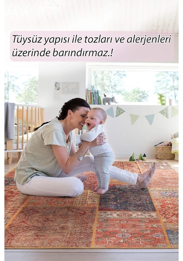 Artloop Jazz Şönil Dokuma Pamuk Polyester Multi Halı Al 16