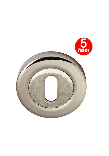 Kapı Kolu İç Oda Kapısı Kol Kapak Rozet Aynası -5 Adet