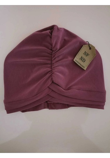 Üçbantlı Bone Hijab Tesettür Yarım Bone Şık Hazır Çapraz Türban Dış Bone Leylak Sandy Kumaş Çok Renkli