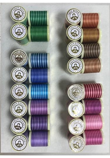 Ören Bayan Makine Nakış Makarası 10 Gram. 10 Lu Paket