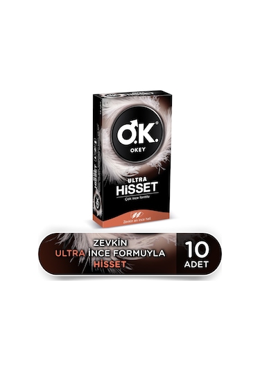 Okey Ultra Hisset Prezervatif 10'lu