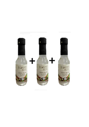 Lokman Aktar Sirke Ruhu Beyaz Saf Sirke Sirke 3 x 250 ML