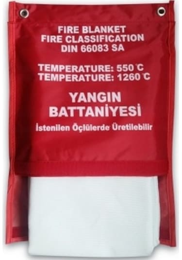 Çantalı Standart - Standart Yangın Battaniyesi