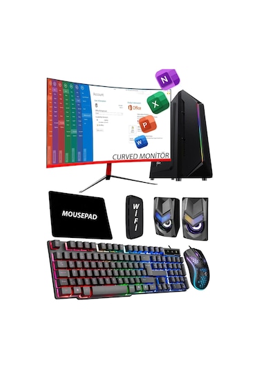 Ramtech Workforce WF158 i5-3470 16 GB 256 GB - 500 GB 23.6" Masaüstü Bilgisayarı
