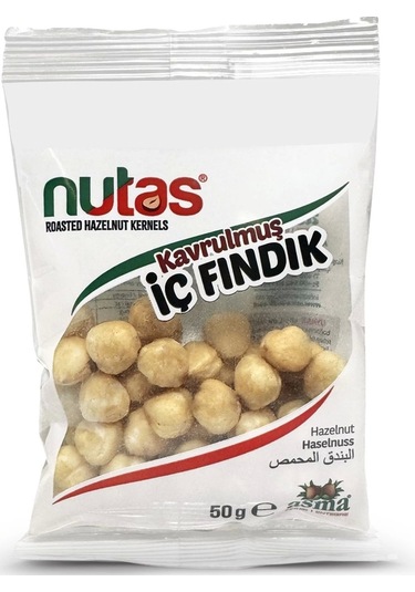 Nutas Kavrulmuş İç Fındık 50g Yastık Paket Diğer