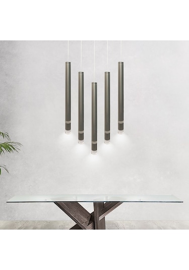 Tra83055L Eco 5Xø40 Mm Led Avize Sarkıt Long Grandetubo2