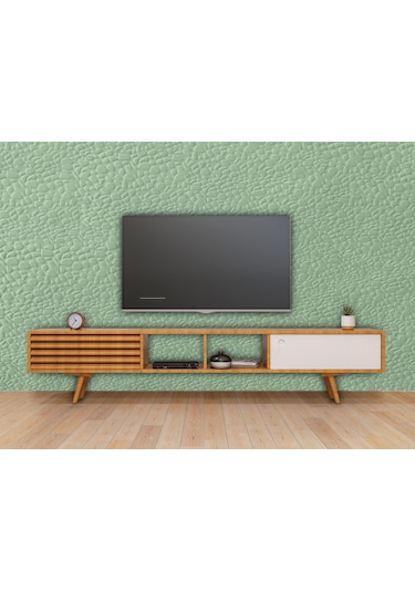 Tink 3d Duvar Paneli Boyanabilir Dekota 60x60 Cm Leopar Desenli 4 Adet