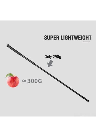 Dağcılık Teleskopik Yürüyüş Bastonları Alüminyum Alaşımlı Dağ Yürüyüşü Sopası Katlanabilir Yürüyüş Bastonu Siyah