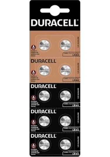 Duracell Lr44 Ag13 Alkalin 1.5v Düğme Pil 10lu Blister