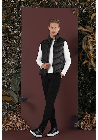 Y 161 Siyah Klasik Yelek Siyah