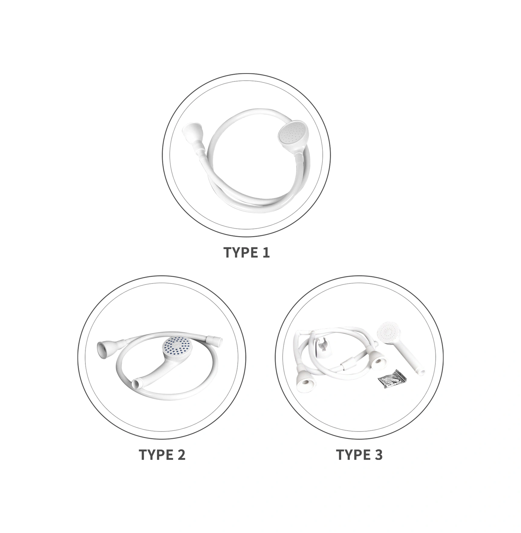 Padalink Evcil Hayvan Yıkama El Duşu Seti, 1m Esnek Hortumlu, Kolay Kurulum, Kedi Köpek Yıkamada Kullanım, Beyaz Renk Diğer