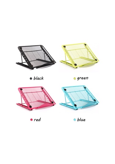 Kosona Metal Bilgisayar Ve Tablet Ayaküstü, Çok Renk Seçeneği, Çalışma Ve Okuma İçin Sabitleyici - Siyah