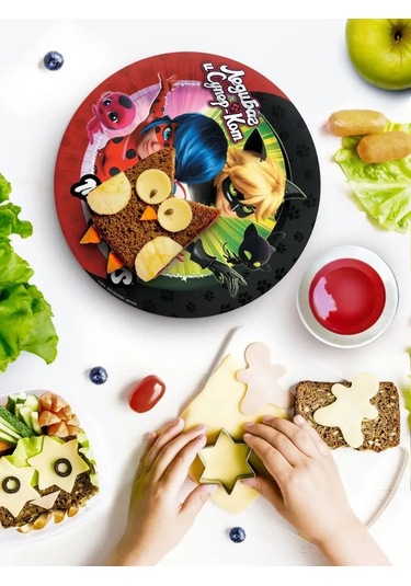 Nd Plej Ladybug And Wondercat Tek Kullanımlık Bardaklar Ve Tabaklar 155198696 100 adet