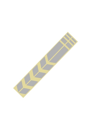 Motosiklet Çamurluk Sticker Beyaz N11.28835