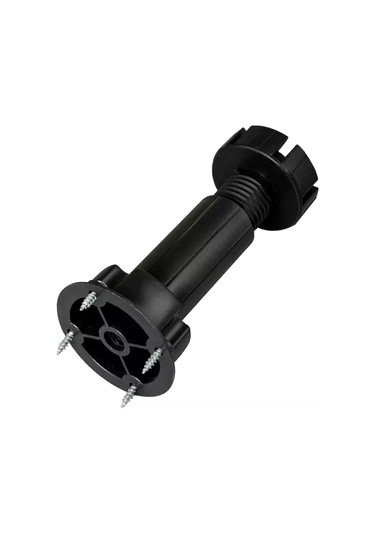 Centr Mebel'noj Furnitury Ayarlanabilir Plastik Mobilya Ayağı 8 Adet 230870547 Siyah