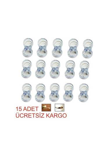 15 Adet Silikonlu Kapı Kolu Tamponu Koruyucu Stoper