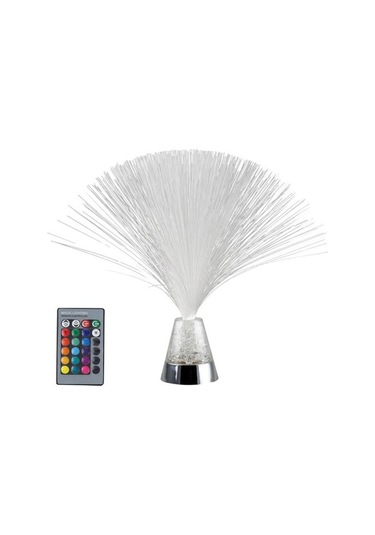 Dancemonkey Çok Renkli Led Fiber Optik Lamba Gece Aynası Çalışan Xmas Uzaktan Kumanda 2 2
