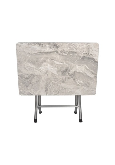 Siyah Mermer Desenli Katlanabilir Masa 60 90 Diğer