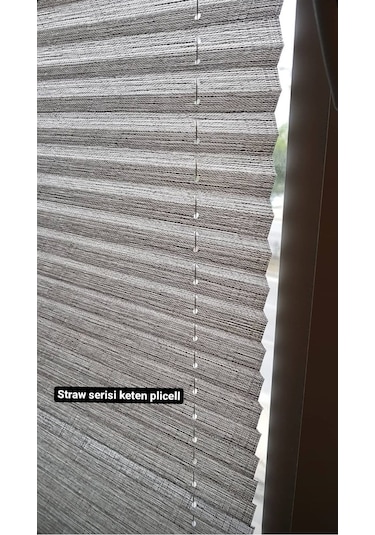 As Perde Plicell Straw Cam Balkon Perdesi  (170Gr/M2) Diğer
