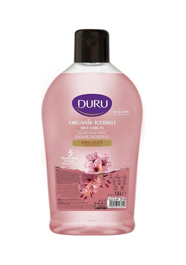 Organik Içerikli Kiraz Çiçeği Sıvı Sabun 1500ml
