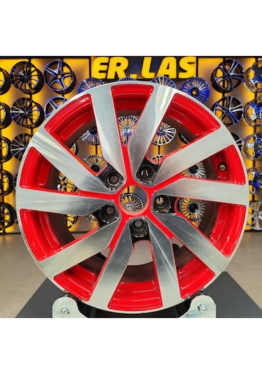 4 Adet Tork-7650 6,5 16 5 112 Et45 57,1 Red Mack Jant Takım