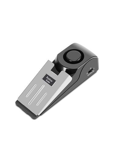 Ev Otel Ofis Güvenlik Alarmı - Paslanmaz Çelik Kapaklı 120db Titreşim Sensörlü Kapı Engeli