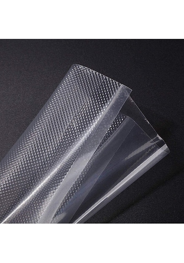 Mini Vakum Makinesi Poşeti 18 22 Cm 1 Kg Tırtırlı Vakum Torbası 135 Adet