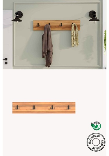 Decormet 4lü Askılık Ceviz Diğer