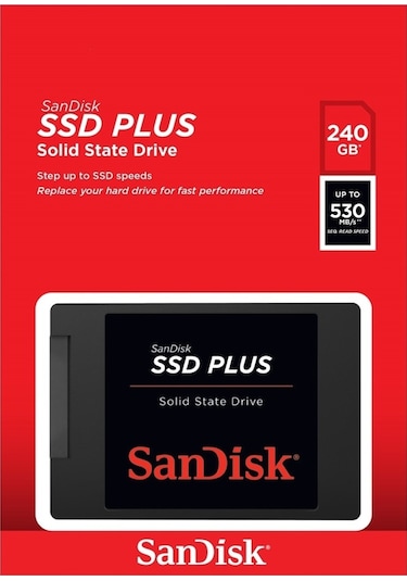 SanDisk SSD Plus SDSSDA-240G-G26 2.5" 240 GB SATA 3 SSD