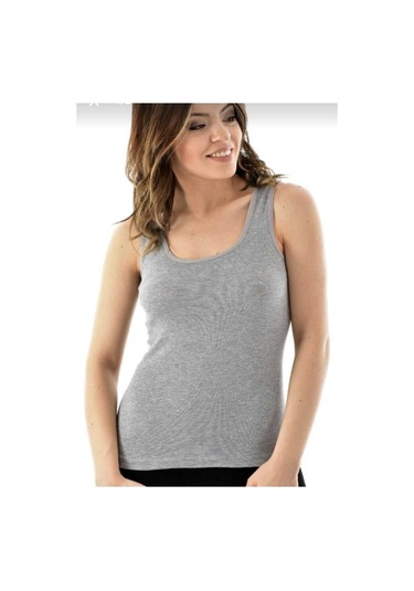 0136 Kadın Ribana Kalın Askılı 12 Li Atlet Ten 001