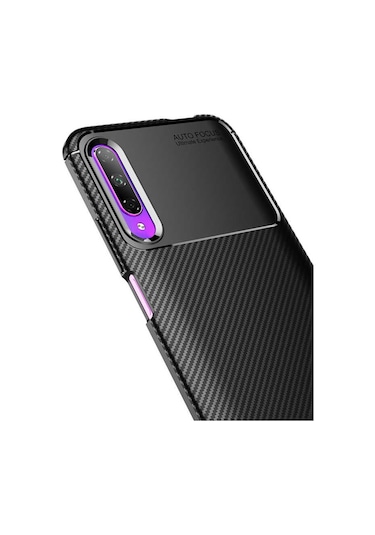 Huawei P Smart Pro 2019 Kilif Karbon Silikon Case 405436845