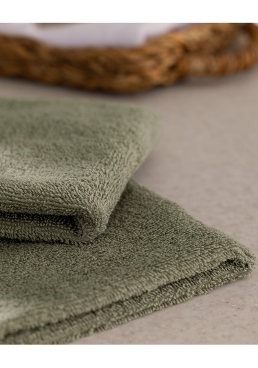 Jeanne Kroşeli 2'li %100 Pamuk El Havlusu - Yeşil - 30x40 Cm 8684427204801 Yeşil