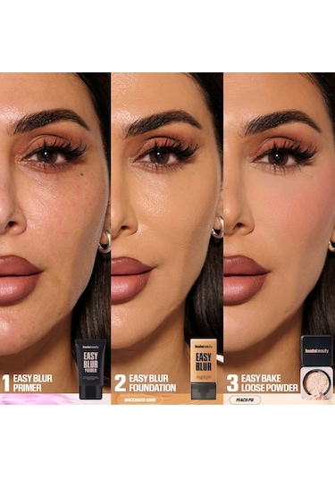 Huda Beauty Baby Bake Mini Easy Bake Loose Powder - Mini Easy Bake Sabitleyici Toz Pudra Cherry Blossom Diğer