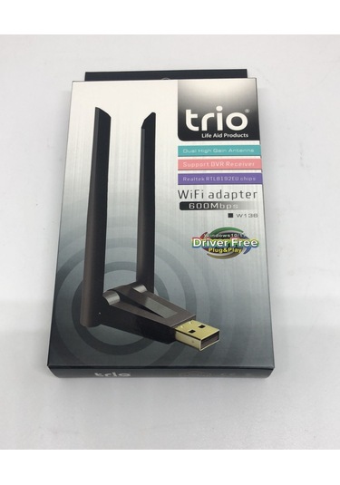 Trio Wifi Adaptör 600mbps Çift Anten
