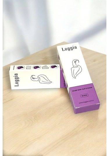 Eşarp Şal Kaydırmaz Özel Bant 50 Adet - Sabitleme Bandı Çift Taraflı Sabitleyici Eşarp Bandı