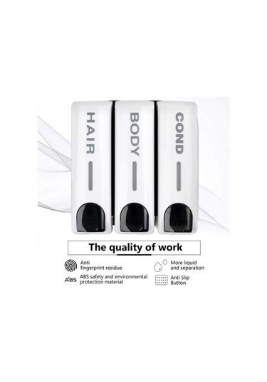 Dancemonkey 3'lü Duş Jeli, Beyaz Duş Paneli, Renkli Set, Sabunluk Ve Çok Renkli Çok Renkli