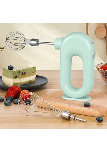 Fortunelane 4 Vitesli Kablosuz Ev Krema Çırpıcı, Li-poly Pil, Çıkarılabilir Çubuk, Pembe Pembe