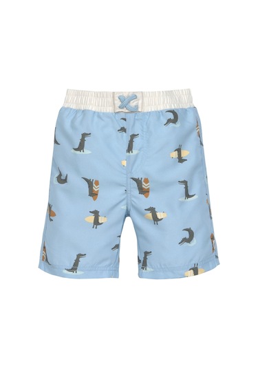 Lassig Crocodile Uv Korumalı Mayo Şort Sky Blue Mavi