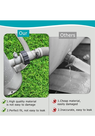 Havuz Hortumu Adaptör Takımı, 2 Tip Havuz Pompası Hortum Bağlantısı