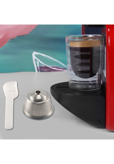 Metabagua Dolce-gusto Için Yeniden Kullanılabilir Kapsül, /dolce-gusto Için Paslanmaz Çelik Kahve Filtresi Seti Ga7nzj Gümüş