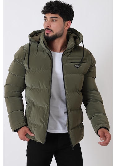 Cep Fermuarlı Armalı Nova Kışlık Şişme Mont Pldp 2959-nm 50451 Haki