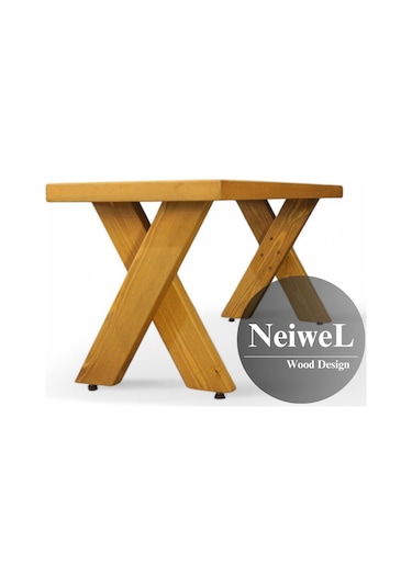 Neiwel Garden Lio Doğal Ahşap Bahçe Bank-40-120 Açık Ceviz