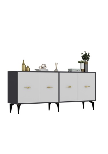 Sintaa 180 Cm Konsol Kx180 Antrasit-beyaz