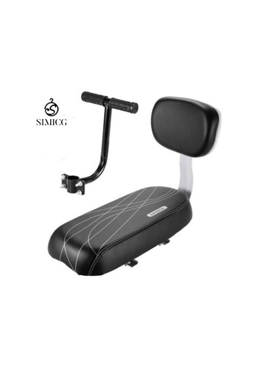 Çocuk Ve Yetişkin Bisiklet Arka Koltukları, Dolgulu, Eyer Şeklinde Sırt Dayanakları Ve Kolçaklar. Siyah