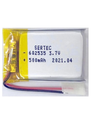 Polimer Lipo 602535 3.7v 500mah Batarya Pil