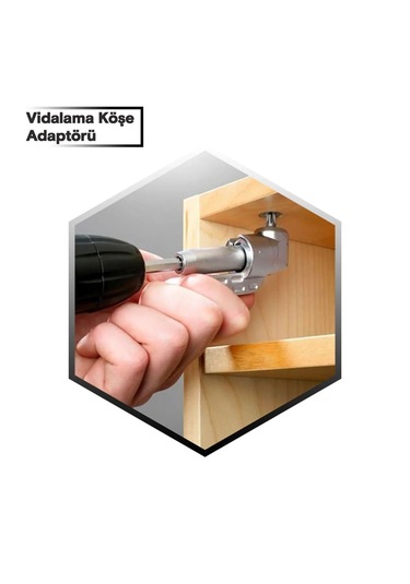 Köşe Ve Zor Alan İçin Pratik Köşe Vidalama Adaptörü Okan Hırdavat