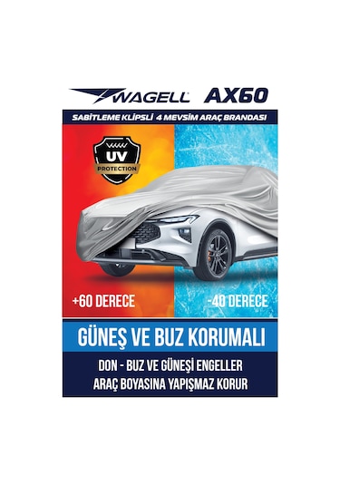 Fiat Uno -ax60 Klipsli Araba Brandası - Oto Çadır Örtü