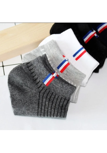 Erkek Spor Patik Çorap Seti 5'li