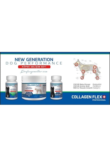 Collagen Flex İleri Düzey Köpek Gelişim Seti 3'lü